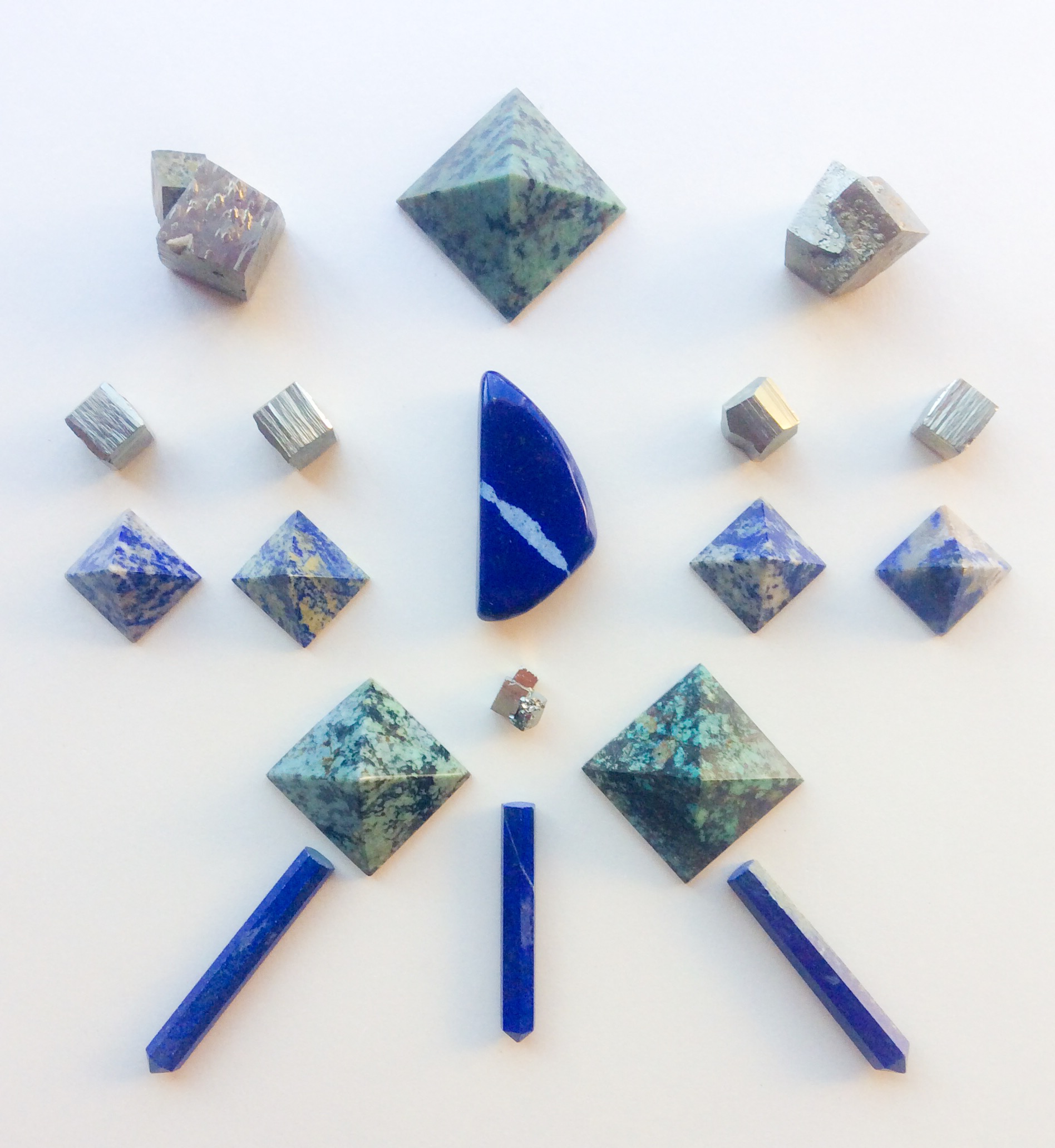 Lapis Lazuli, Turquoise and Pyrite