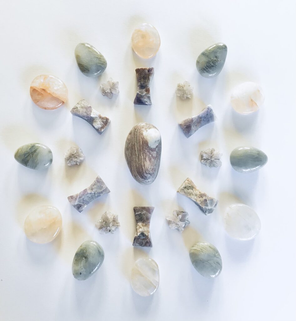 Aroha Stone, Amethyst, Aragonite, Chlorite Quartz, Golden Healer Quartz
